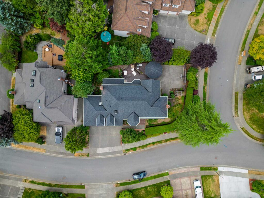 New Composite Asphalt Shingle Roof In Bellevue Washington Three Tree