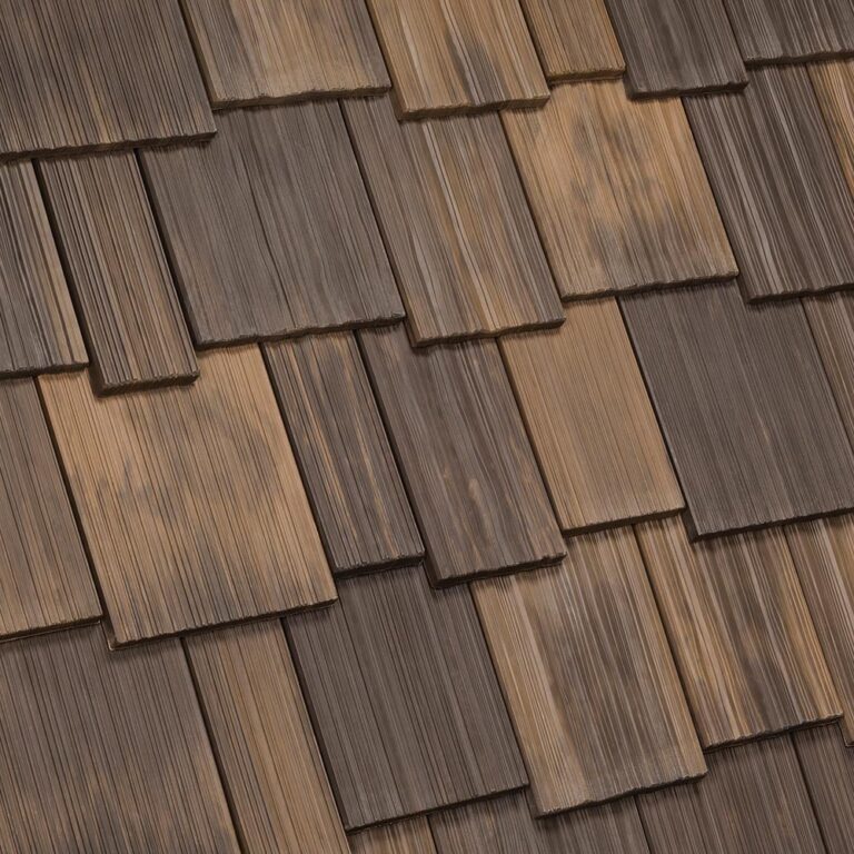 Davinci Roofscapes, Multi-Width Shake, Aged Cedar