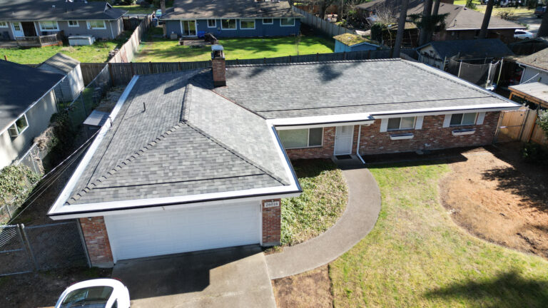 New Composite Asphalt Shingles Roof in Covington, Washington