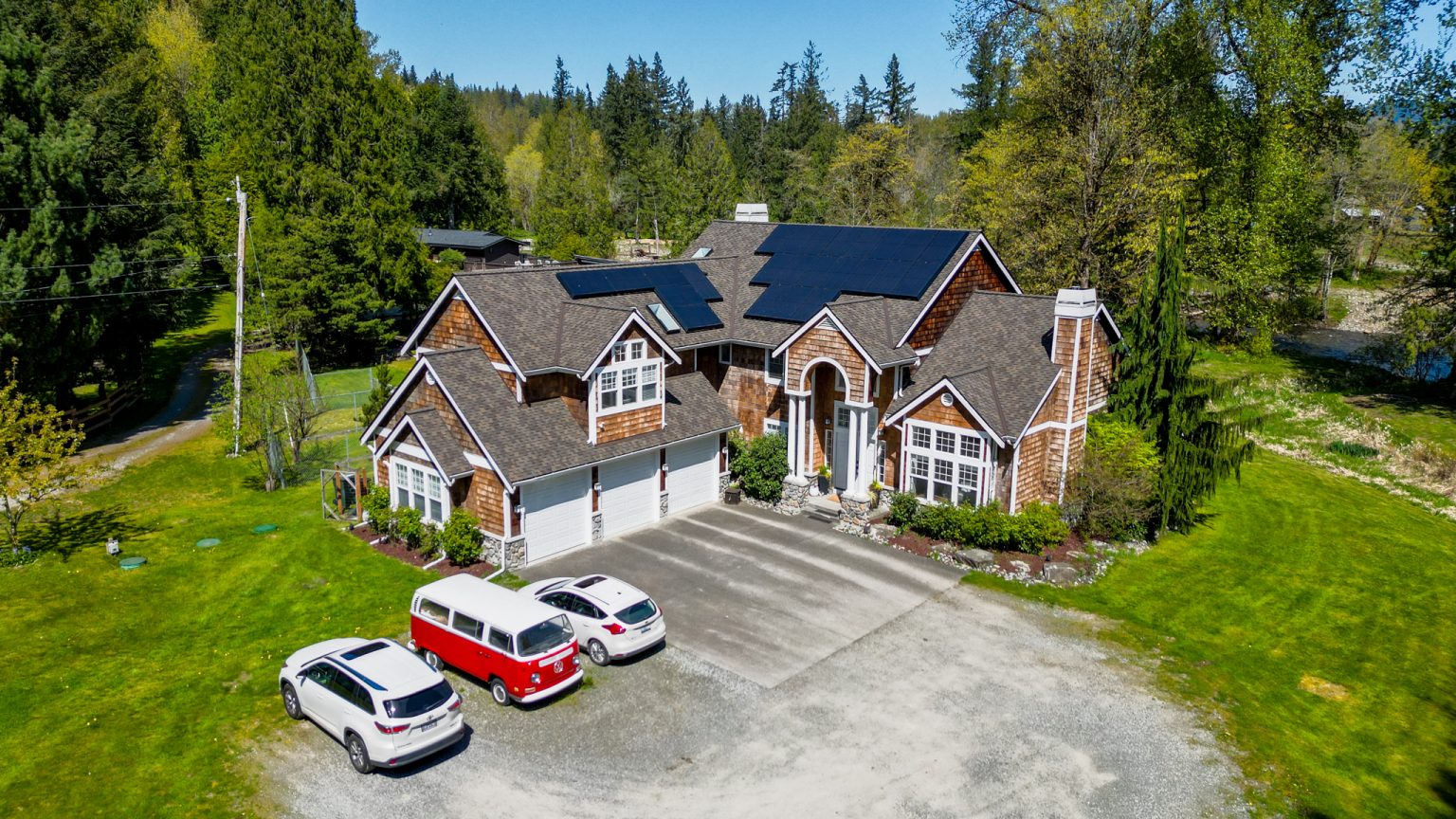 View of Home with Composite Asphalt Shingles Roof in Maple Valley, Washington